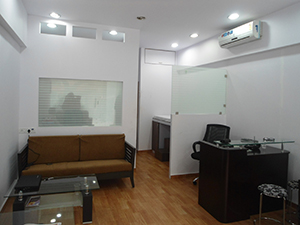 Retail showroom interior